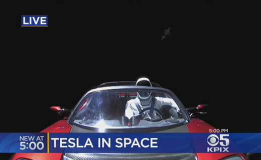 news tesla nello spazio space x tesla roadster sito